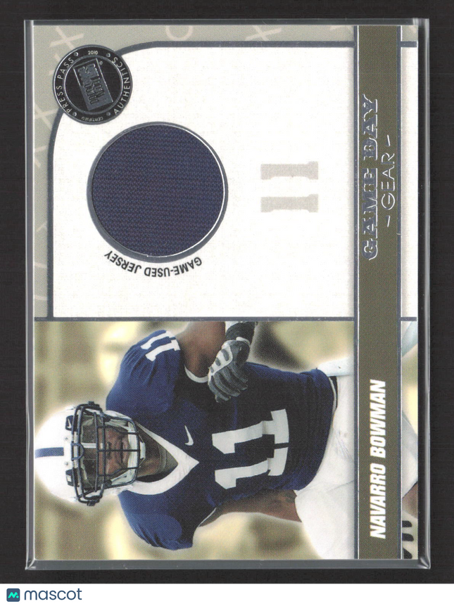 2010 Press Pass Game Day Gear NaVorro Bowman #GDG-NB Game-Used Jersey