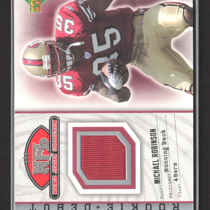 2006 Upper Deck Rookie Debut Rookie Jersey Michael Robinson #81TE Jersey
