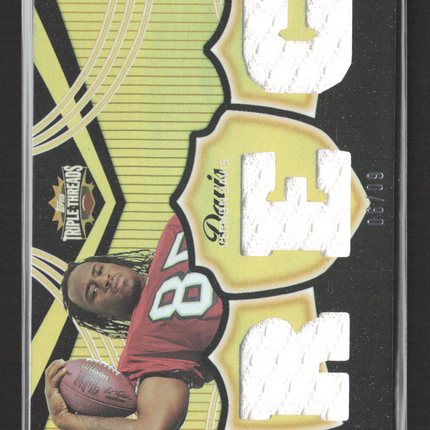 2006 Topps Triple Threads Vernon Davis #TTR-75 Gold Jersey Relic /9