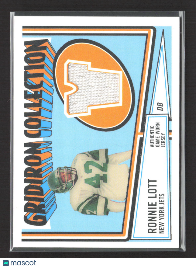 2005 Topps Heritage Gridiron Collection Ronnie Lott #GCR-RL Game-Worn Jersey