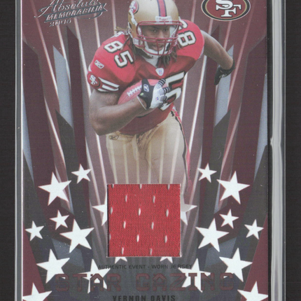 2006 Playoff Absolute Memorabilia Star Gazing Vernon Davis #SG-13 Jersey /100