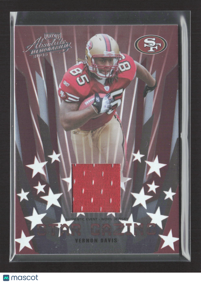 2006 Playoff Absolute Memorabilia Star Gazing Vernon Davis #SG-13 Jersey /100