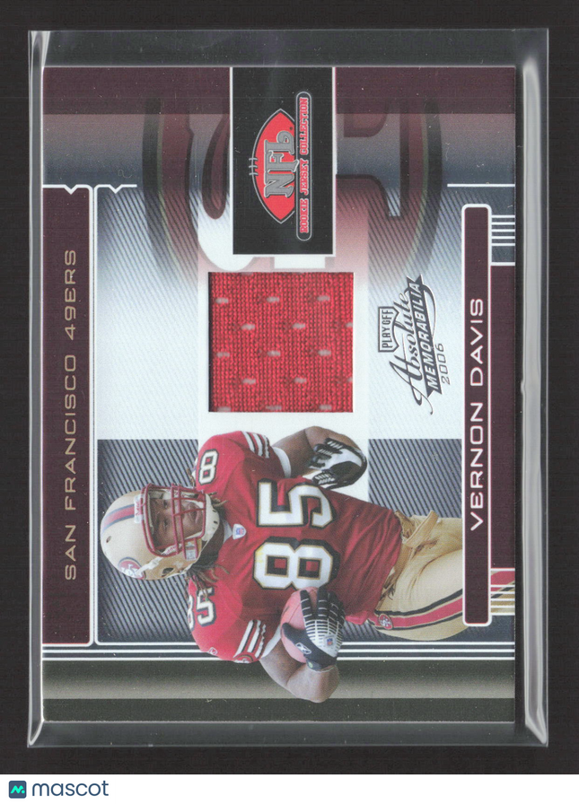 2006 Playoff Absolute Memorabilia Vernon Davis #RJC-30TE Jersey