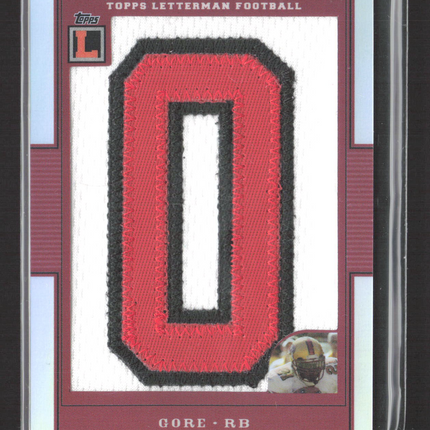 2008 Topps Letterman Football Frank Gore #LP-FG /6 Letterman Patch