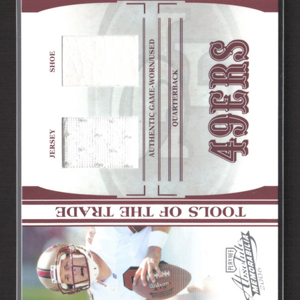 2006 Playoff Absolute Tools of the Trade Steve Young #TOT-127 Shoe Jersey /100