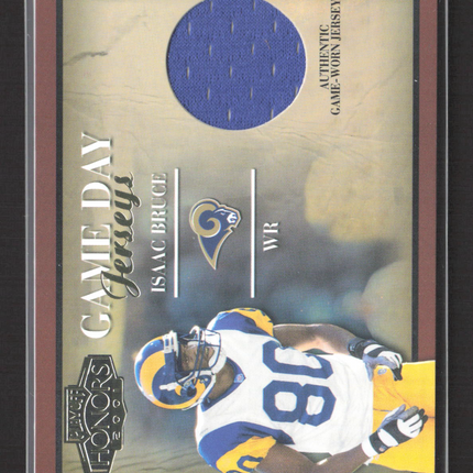 2001 Playoff Honors Game Day Jerseys Isaac Bruce #CD-6 Game-Worn Jersey