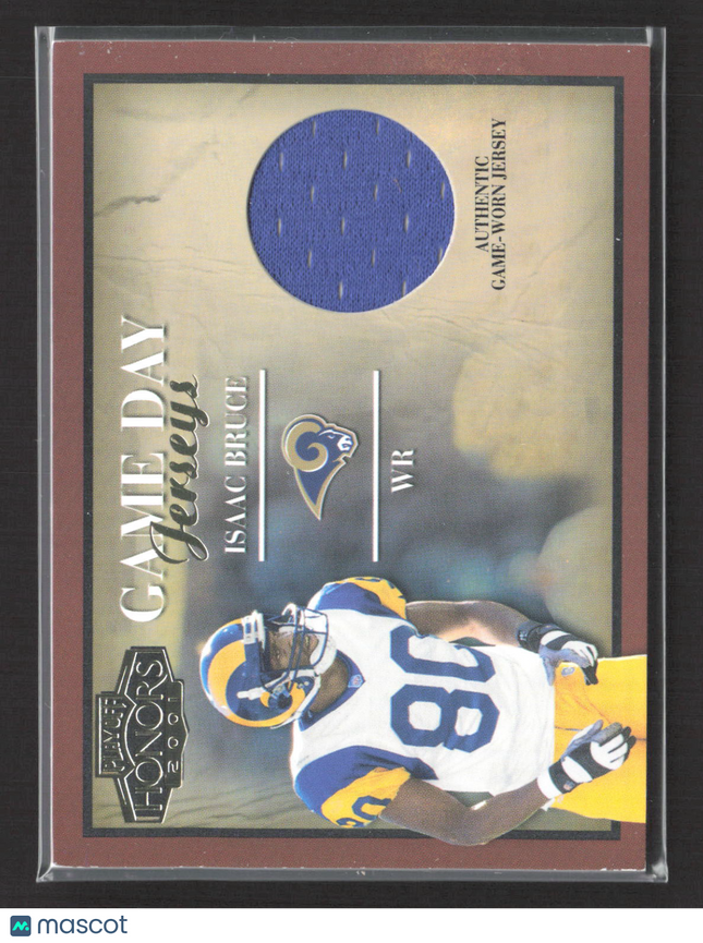 2001 Playoff Honors Game Day Jerseys Isaac Bruce #CD-6 Game-Worn Jersey
