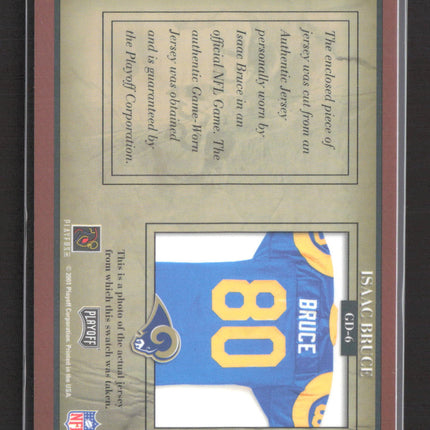 2001 Playoff Honors Game Day Jerseys Isaac Bruce #CD-6 Game-Worn Jersey