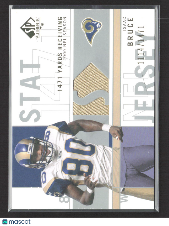 2001 Upper Deck SP Authentic Isaac Bruce #SP-IB Game-Used Jersey /1471