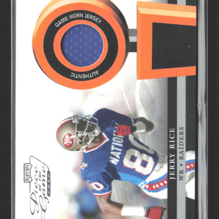 2002 Playoff Piece of the Game Jerry Rice #POG-27 Game-Worn Jersey