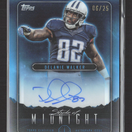 2024 Topps Midnight Stroke of Midnight Delanie Walker #SMA-DW 06/25 Auto