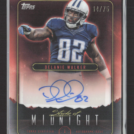 2024 Topps Midnight Stroke of Midnight Delanie Walker #SMA-DW 14/75 Auto