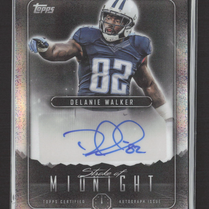 2024 Topps Midnight Stroke of Midnight Delanie Walker #SMA-DW Moon Beam Auto
