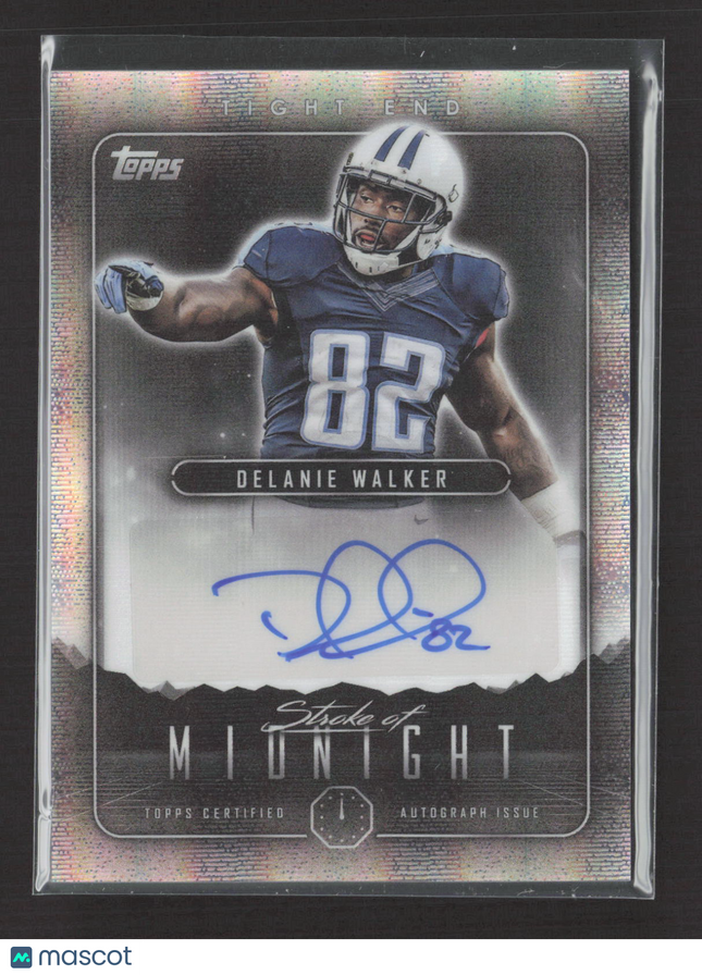 2024 Topps Midnight Stroke of Midnight Delanie Walker #SMA-DW Moon Beam Auto