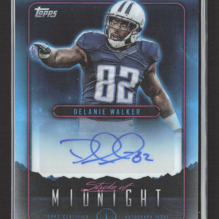 2024 Topps Midnight Delanie Walker #SMA-DW Stroke of Midnight Auto