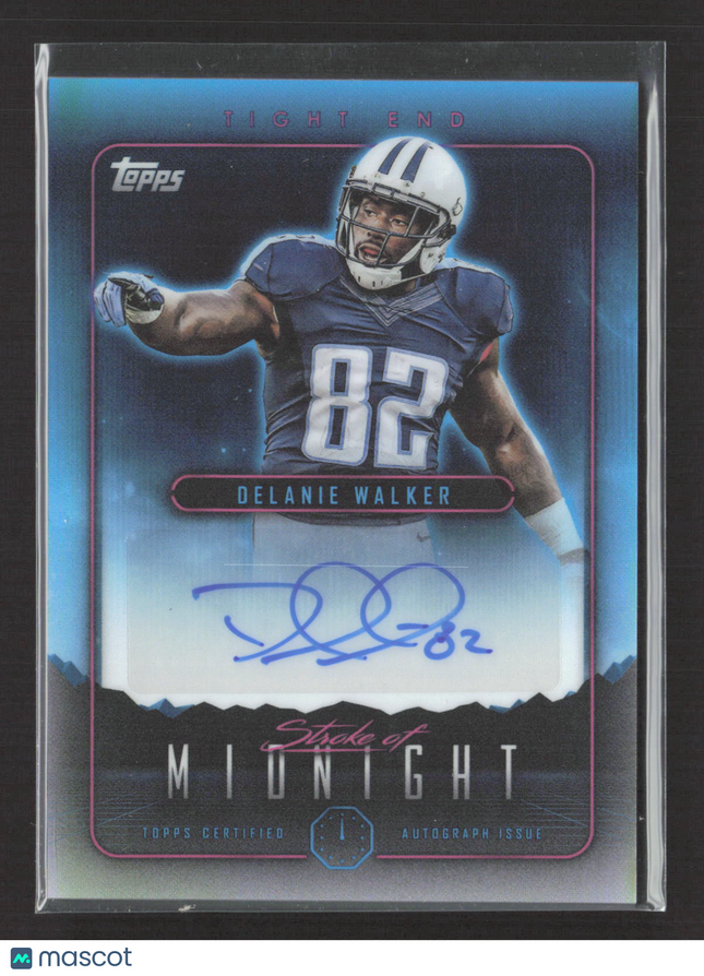 2024 Topps Midnight Delanie Walker #SMA-DW Stroke of Midnight Auto