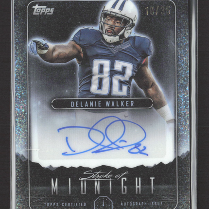 2024 Topps Midnight Stroke of Midnight Delanie Walker #SMA-DW 10/35 Auto