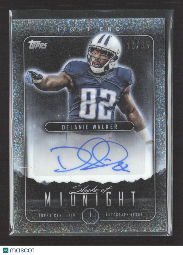 2024 Topps Midnight Stroke of Midnight Delanie Walker #SMA-DW 10/35 Auto