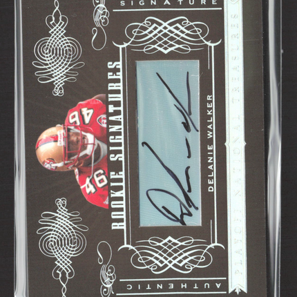 2006 Playoff National Treasures Delanie Walker #160 117/200 Auto