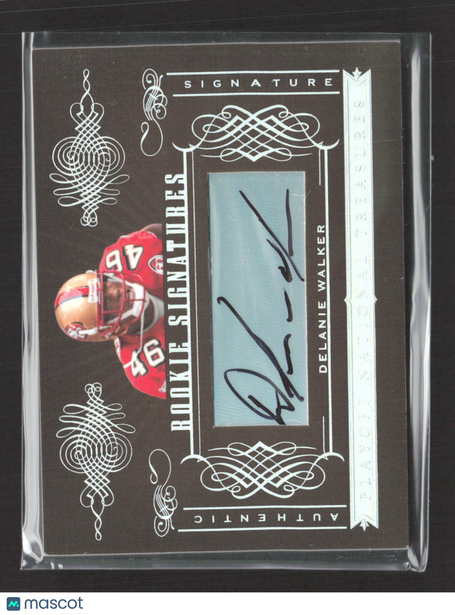 2006 Playoff National Treasures Delanie Walker #160 117/200 Auto