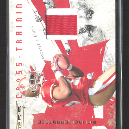 2009 Donruss Rookies & Stars Cross Training Michael Crabtree #22 Patch /50