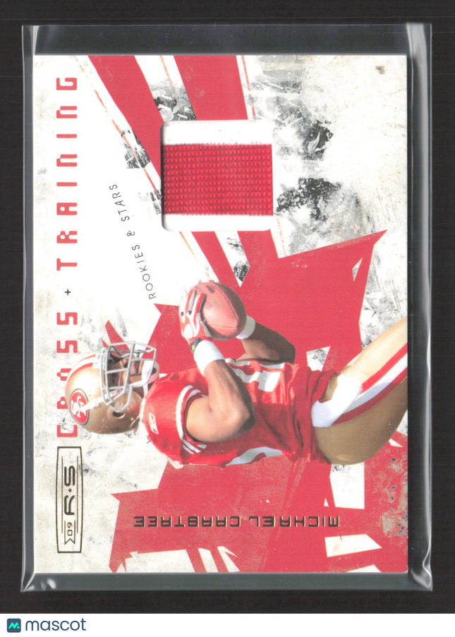 2009 Donruss Rookies & Stars Cross Training Michael Crabtree #22 Patch /50