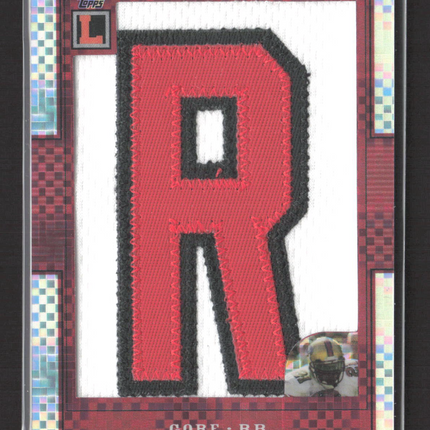 2008 Topps Letterman Football Frank Gore #LP-FG Letterman Patch 1/3