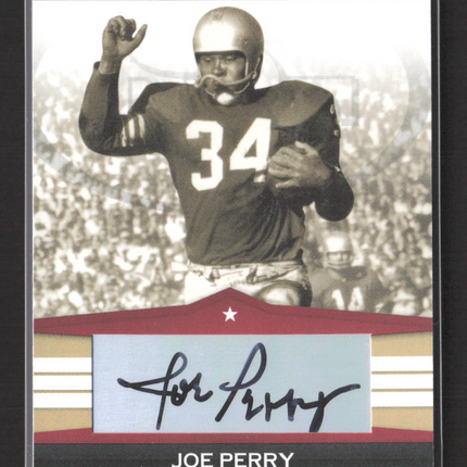 2008 Donruss Playoff Silver Signatures Joe Perry #SS-JP Auto
