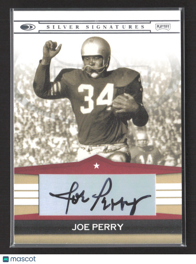 2008 Donruss Playoff Silver Signatures Joe Perry #SS-JP Auto