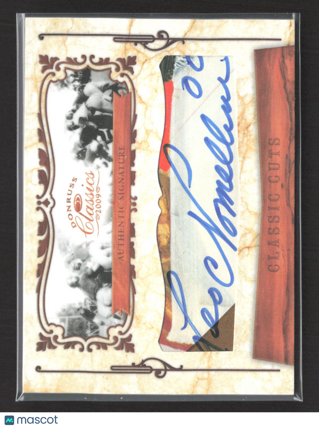 2009 Donruss Classics Classic Cuts Leo Nomellini #82 05/14 Cut Auto