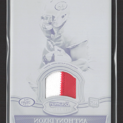 2010 Bowman Sterling Anthony Dixon #BSR-AD Printing Plate 1/1 Patch
