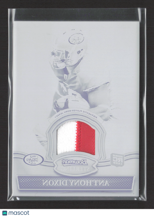 2010 Bowman Sterling Anthony Dixon #BSR-AD Printing Plate 1/1 Patch