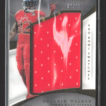 2017 Panini Immaculate Collection Delanie Walker #PB-15 Pro Bowl Swatches 12/15