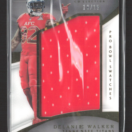 2017 Panini Immaculate Collection Delanie Walker #PB-15 Pro Bowl Swatches 10/15