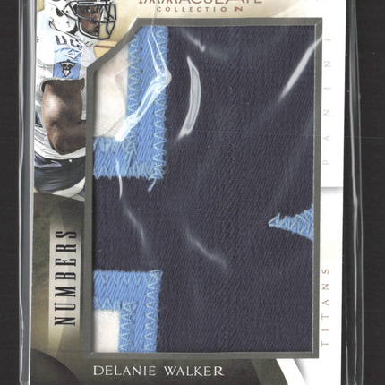 2015 Panini Immaculate Collection Numbers Delanie Walker #IM-DWA Patch 46/50