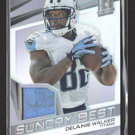 2015 Panini Spectra Prizm Sunday Best Delanie Walker #SB-DW 143/199 Jersey Patch