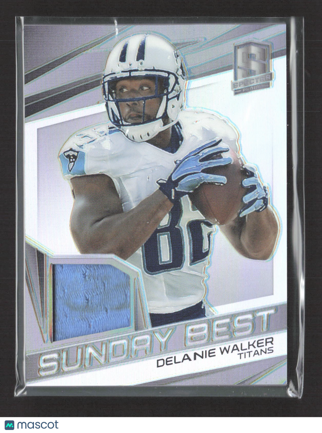 2015 Panini Spectra Prizm Sunday Best Delanie Walker #SB-DW 143/199 Jersey Patch