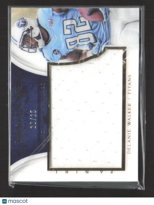 2015 Immaculate Collection Standard Delanie Walker #IS-DW Jersey Patch 20/25