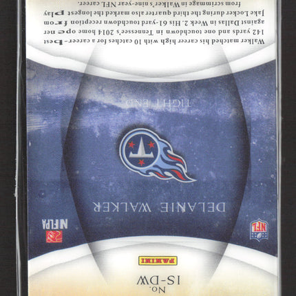 2015 Immaculate Collection Standard Delanie Walker #IS-DW Jersey Patch 20/25