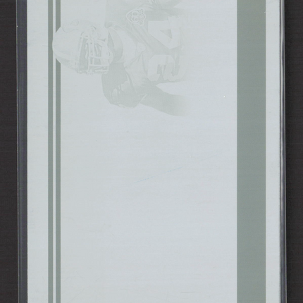 2007 National Treasures Michael Robinson #134 Cyan Printing Plate 1/1