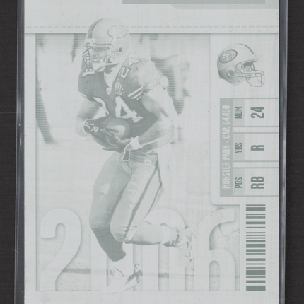 2007 Donruss Playoff Contenders Michael Robinson #200 Black Printing Plate 1/1