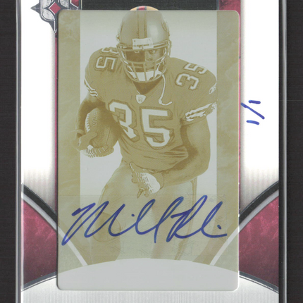 2006 UD Ultimate Rookie Michael Robinson #229 Printing Plate Yellow 1/1 Auto
