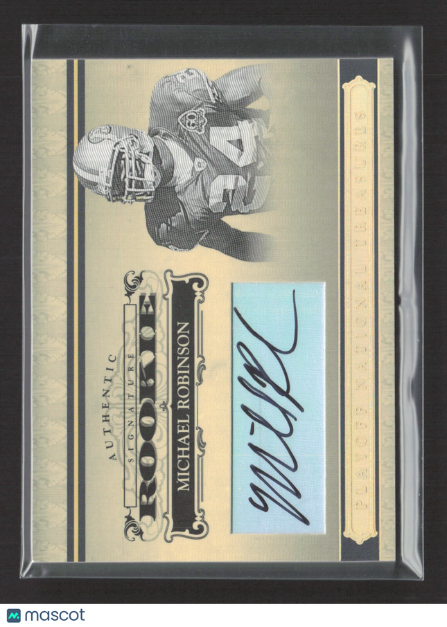 2006 Donruss Playoff National Treasures Michael Robinson #134 /15 Auto