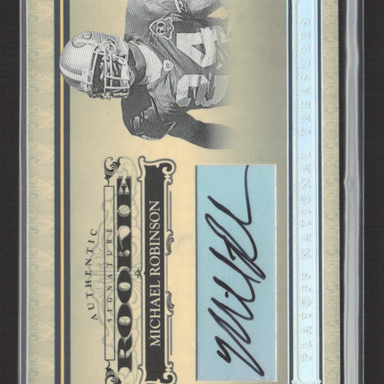 2006 Playoff National Treasures Michael Robinson #134 Auto