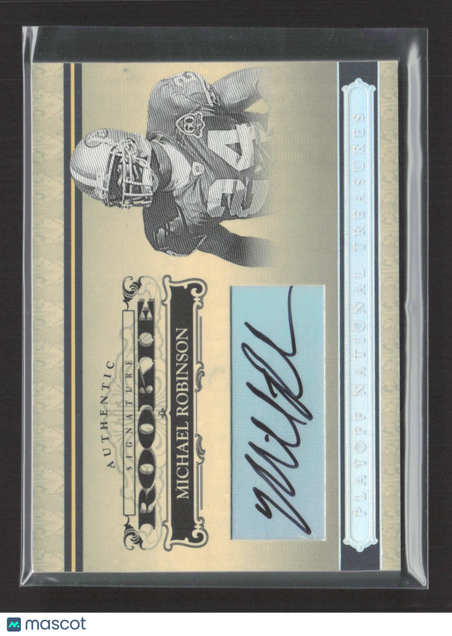 2006 Playoff National Treasures Michael Robinson #134 Auto