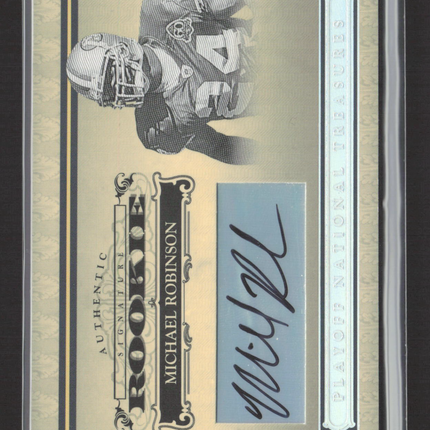 2006 Playoff National Treasures Michael Robinson #134 Auto /30