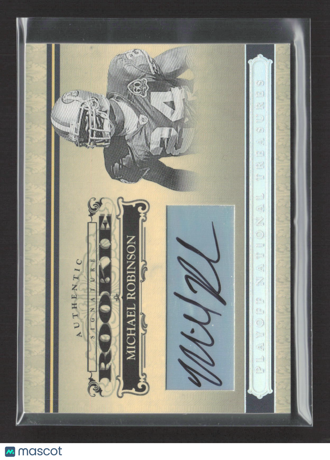 2006 Playoff National Treasures Michael Robinson #134 Auto /30
