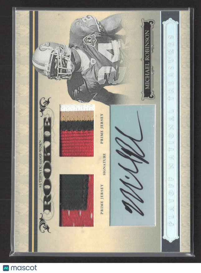 2006 Playoff National Treasures Michael Robinson #134 95/99 Game-Worn Patch Auto
