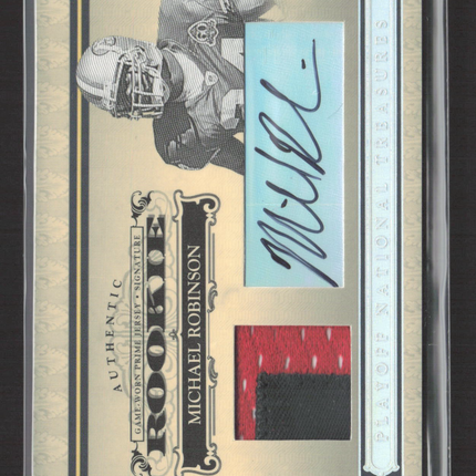 2006 National Treasures Michael Robinson #134 31/49 Game-Worn Patch Auto
