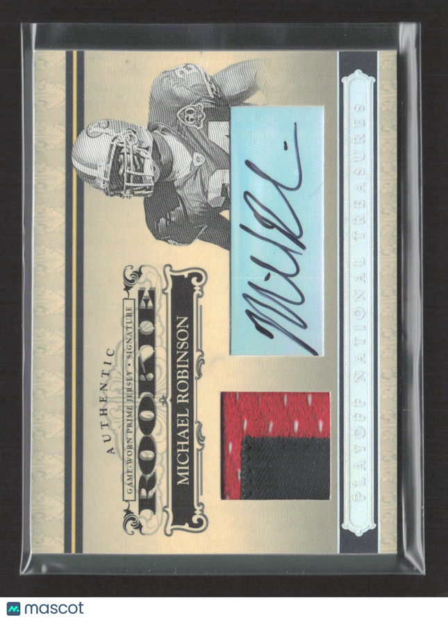 2006 National Treasures Michael Robinson #134 31/49 Game-Worn Patch Auto